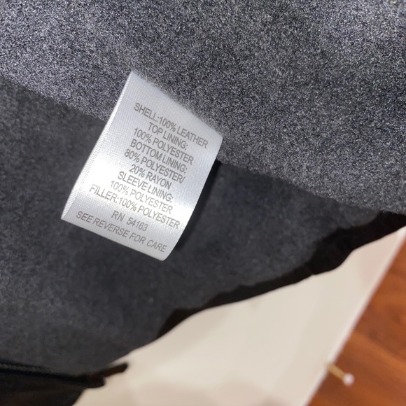 Calvin Klein Genuine Leather Jacket - Picture 6 of 7